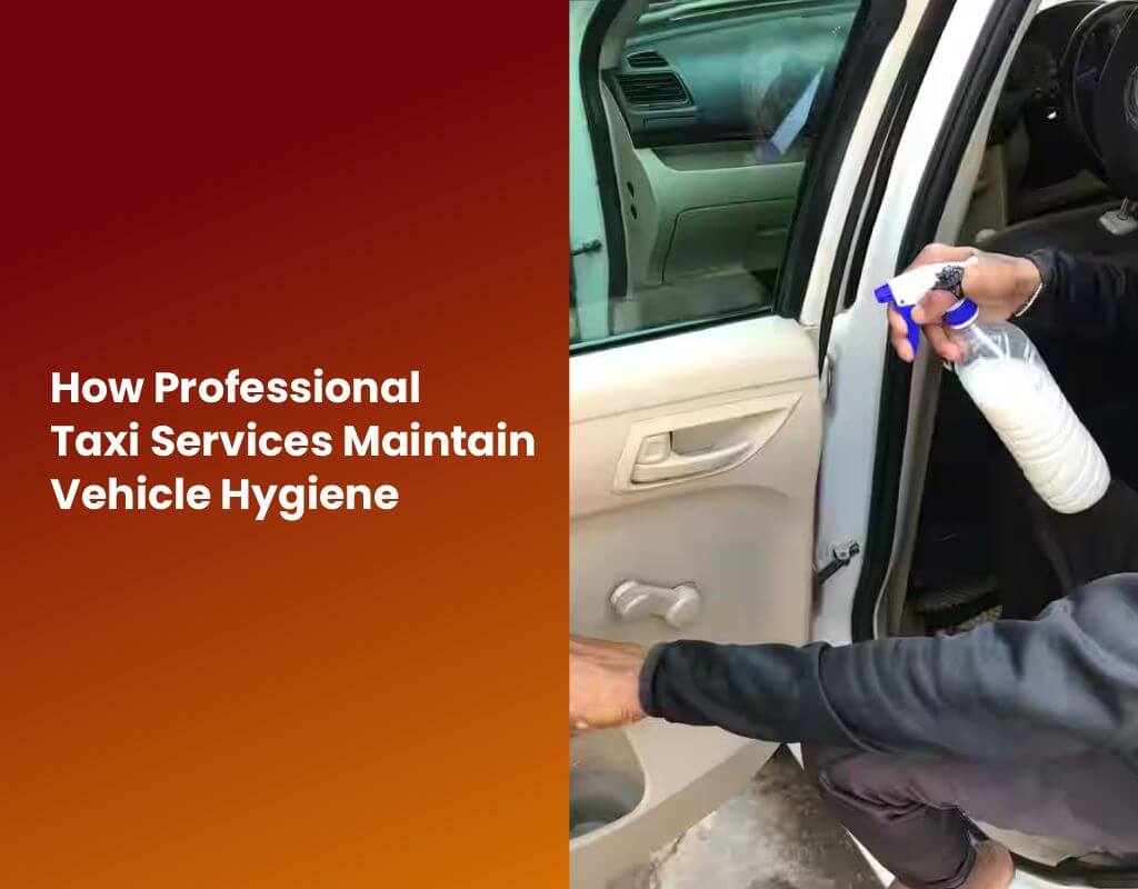 professional taxi services maintain vehicle hygiene